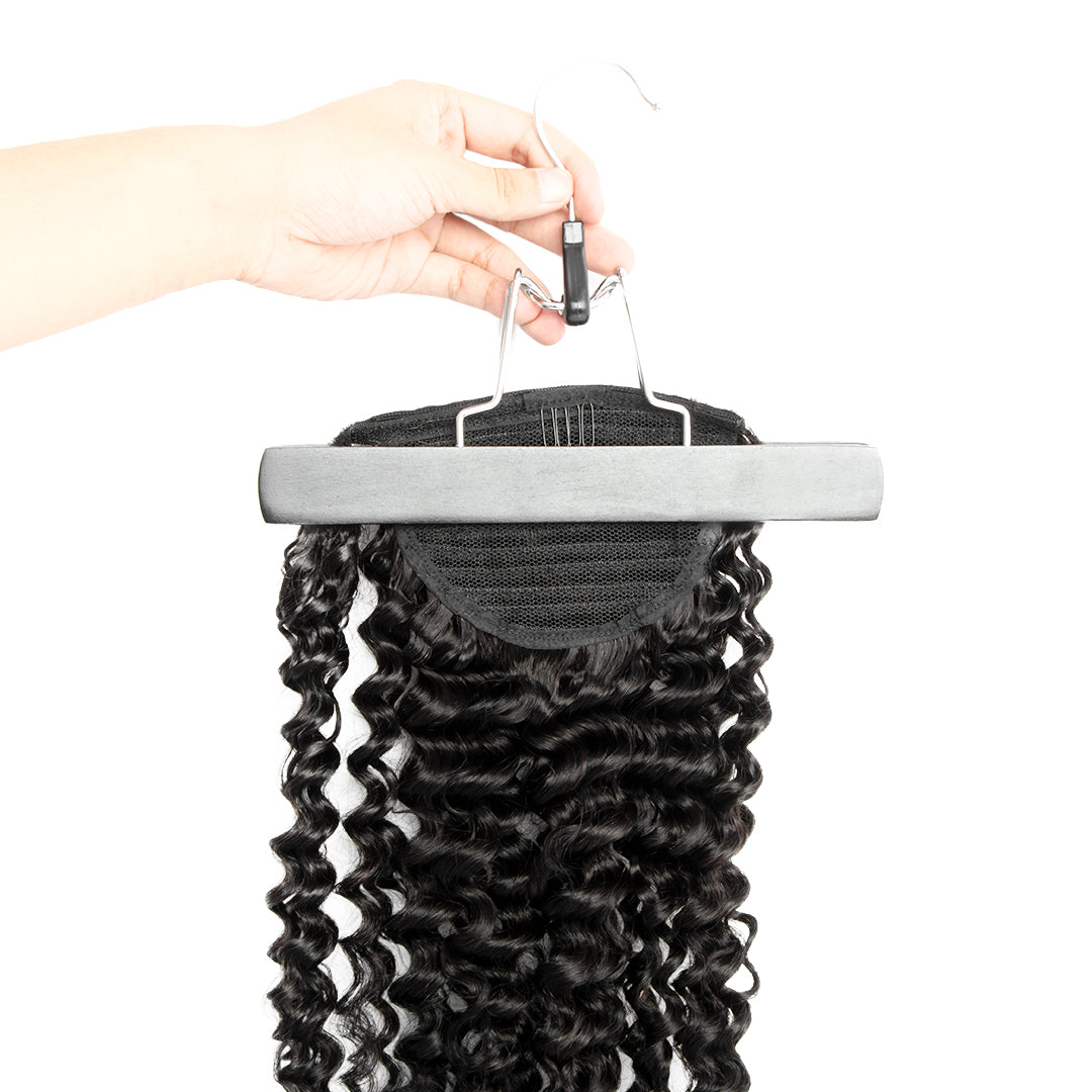 Kinky Curl Black Wrap Ponytail