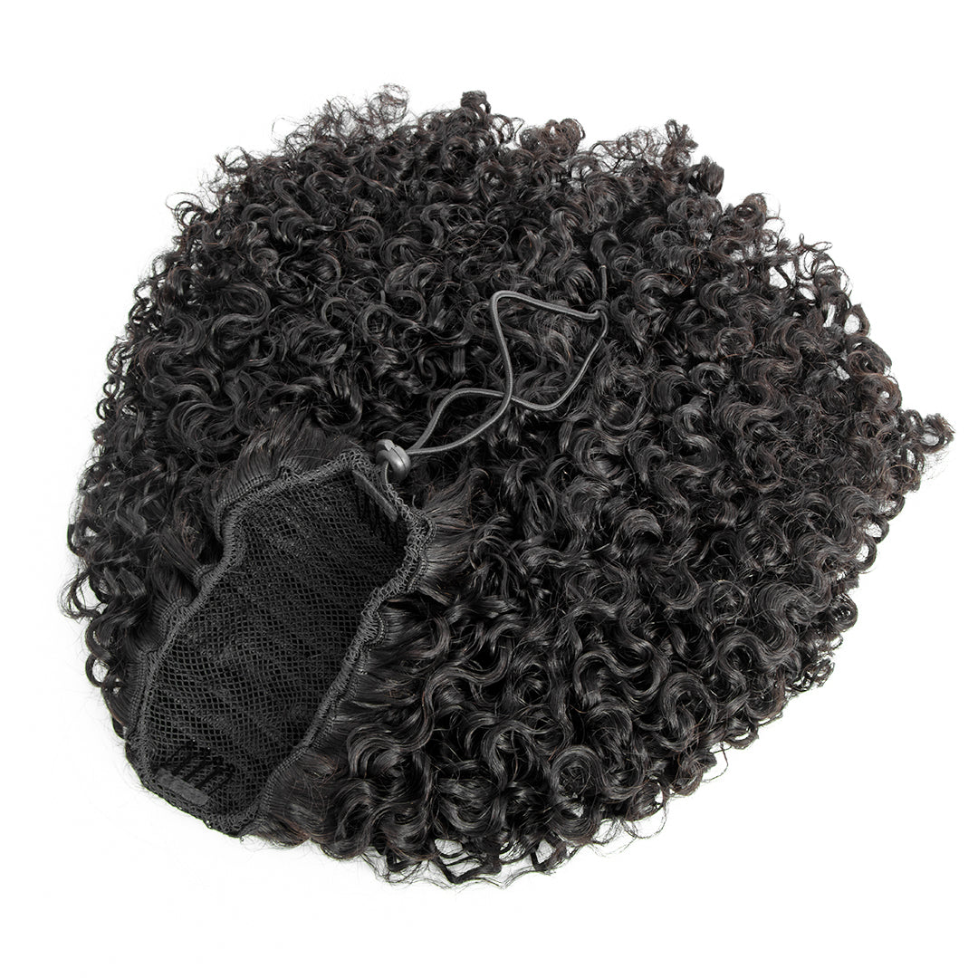 Water Kinky Curly Drawstring Pouytail