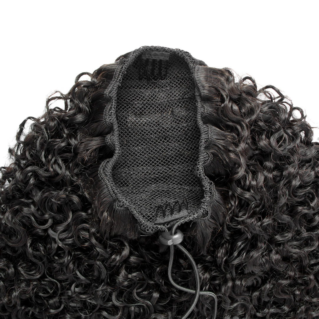 Water Kinky Curly Drawstring Pouytail