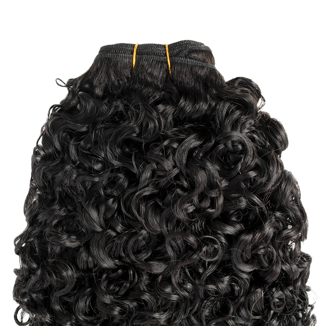 Deep Water Curly Bundle Human Hair Wefts