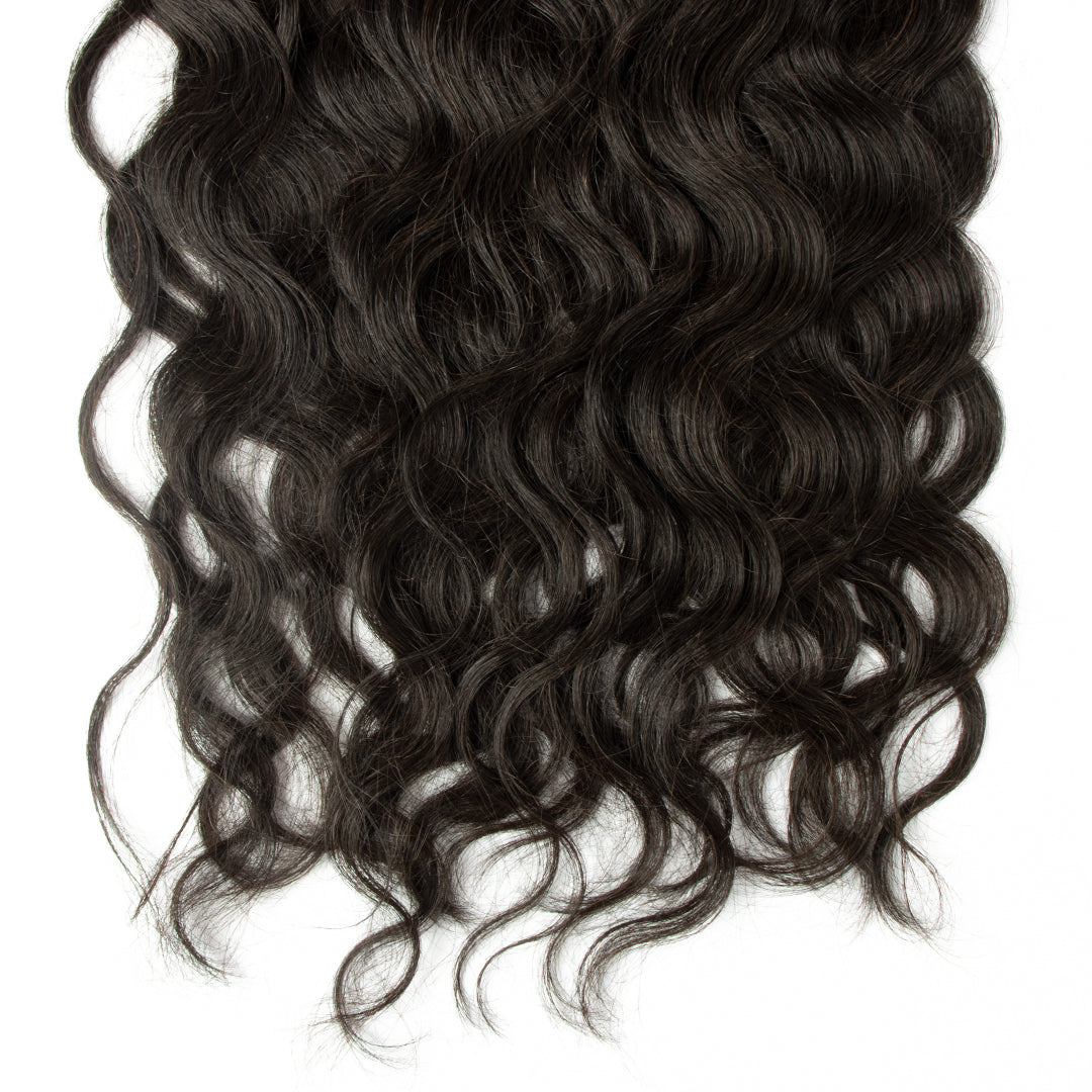 Seamless Natural Color Wave Clip-ins Hair Extensions