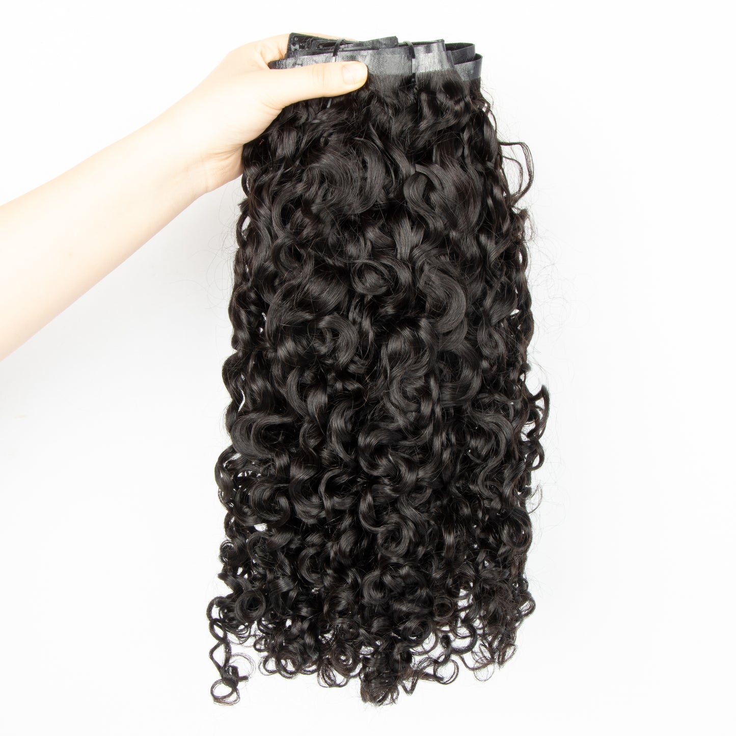 Seamless Curly Wavy Clip-in Hair Extensions