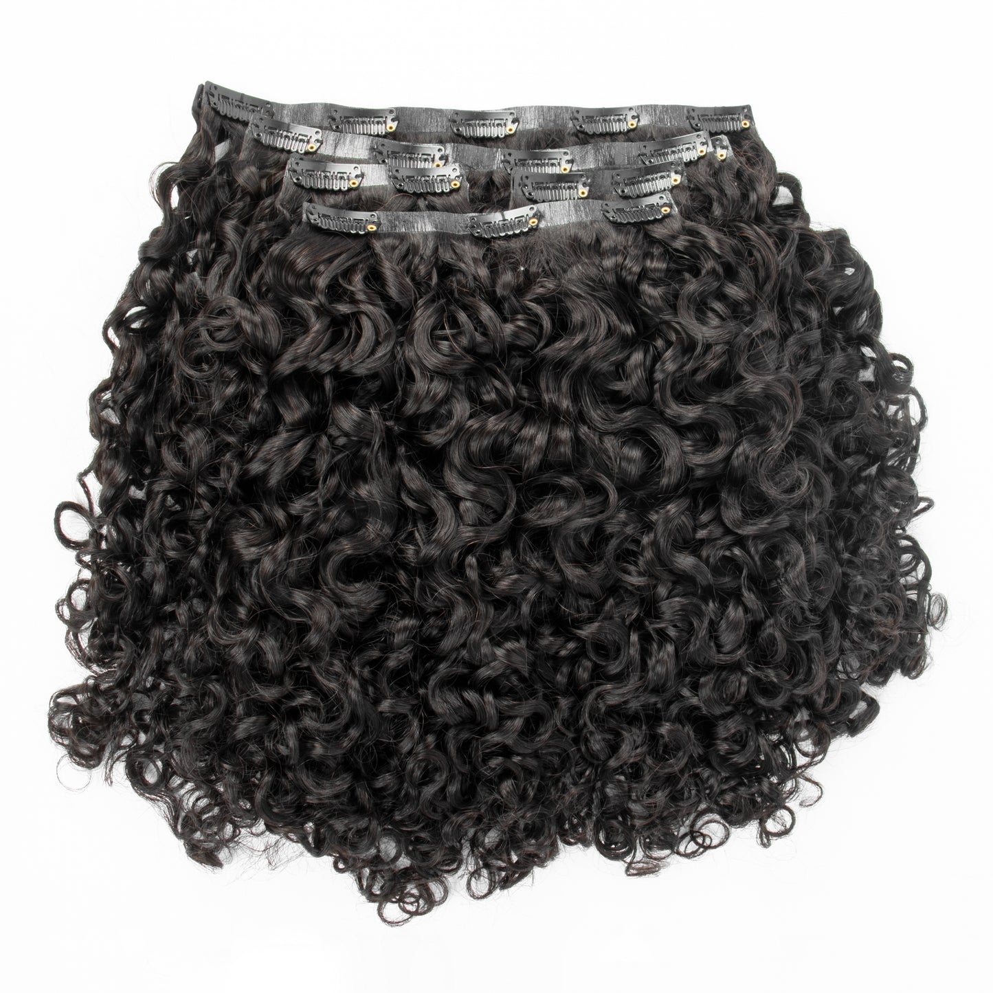 Seamless Deep Water Curly Clip in Hair Extensions