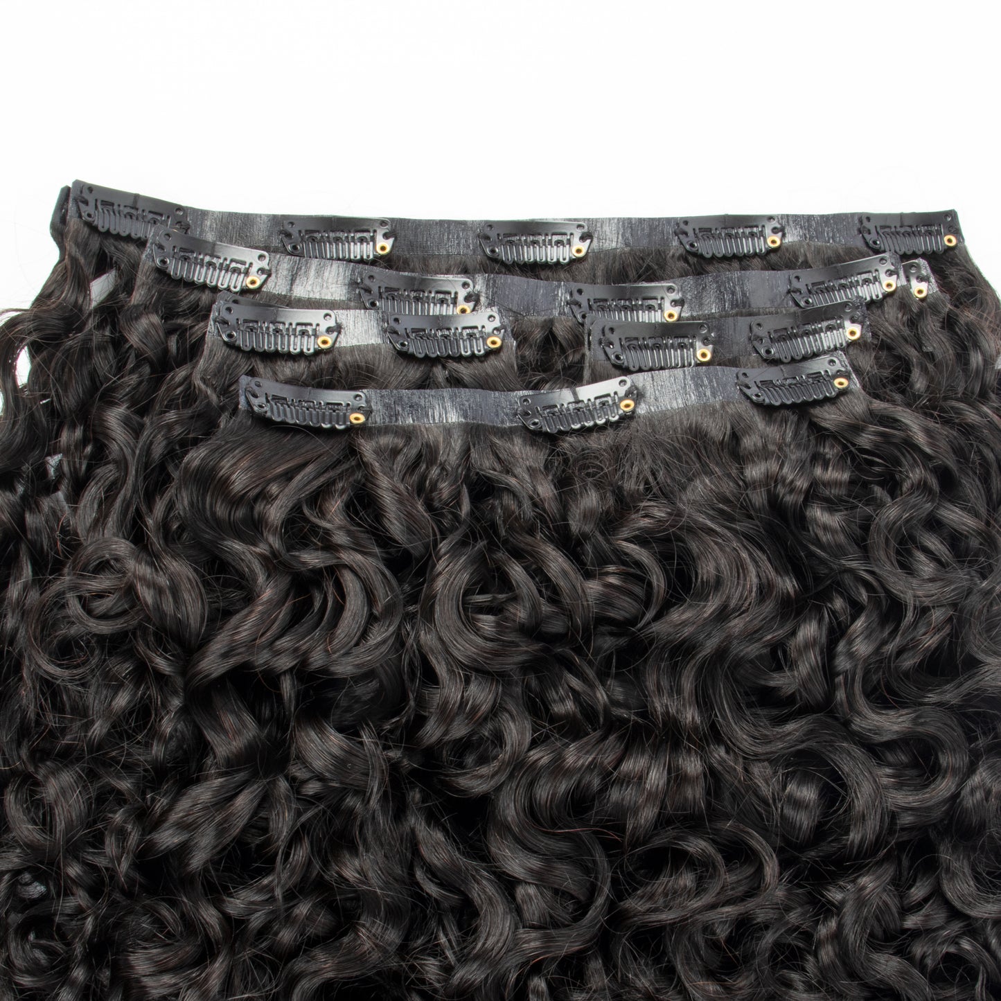 Seamless Deep Water Curly Clip in Hair Extensions