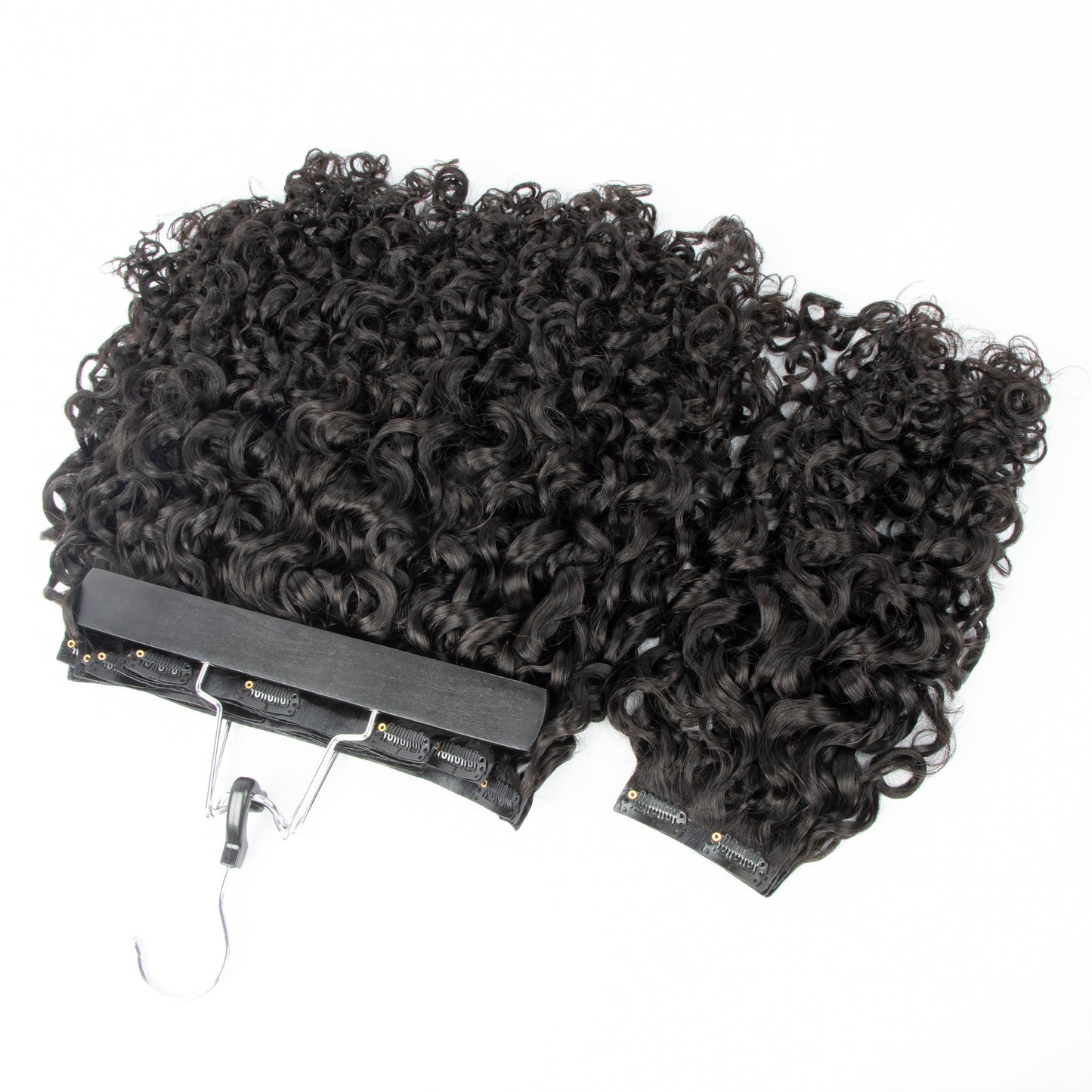 Seamless Deep Water Curly Clip in Hair Extensions