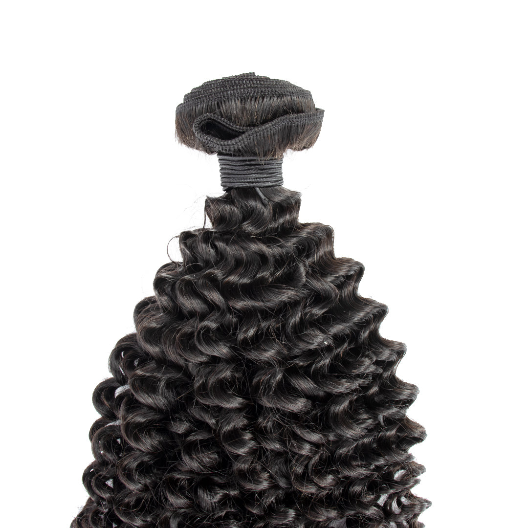 Kinky curly hair wefts extension