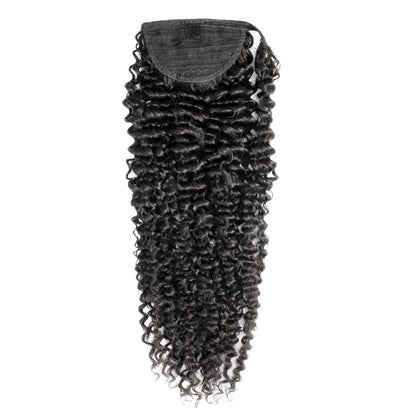 Kinky Curl Black Wrap Ponytail