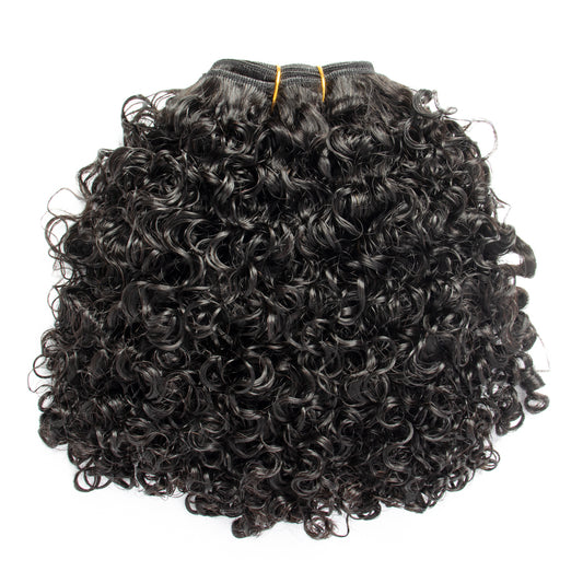 Deep Water Curly Bundle Human Hair Wefts