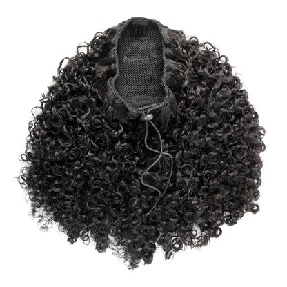 Water Kinky Curly Drawstring Pouytail
