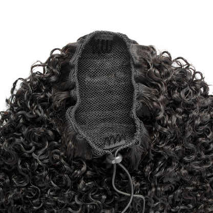 Water Kinky Curly Drawstring Pouytail
