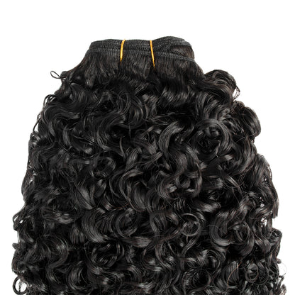 Deep Water Curly Bundle Human Hair Wefts