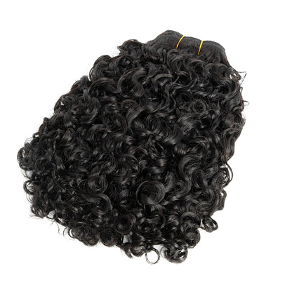 Deep Water Curly Bundle Human Hair Wefts