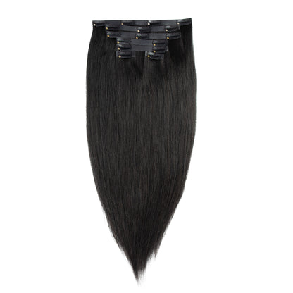 CURLSCROWN Straight Clip In Hair Extensions