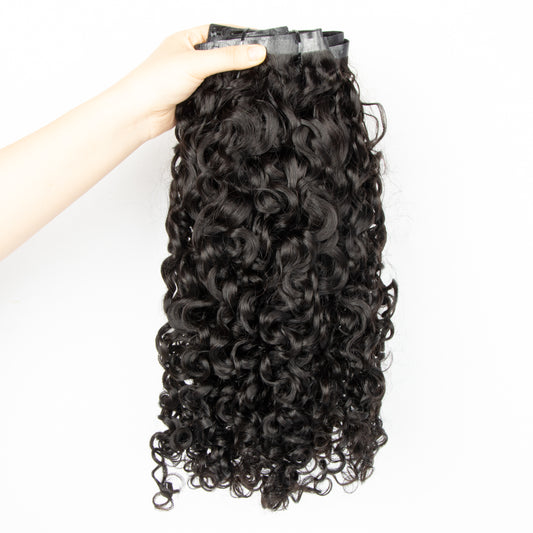 Seamless Curly Wavy Clip-in Hair Extensions