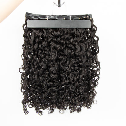 Seamless Deep Water Curly Clip in Hair Extensions