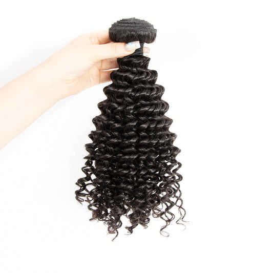 Kinky curly hair wefts extension